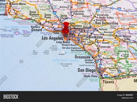 where is la in california.